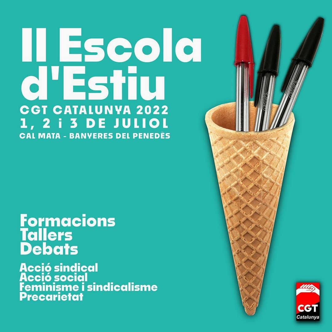 Escola d'Estiu CGT CAT 1 juliol 2022