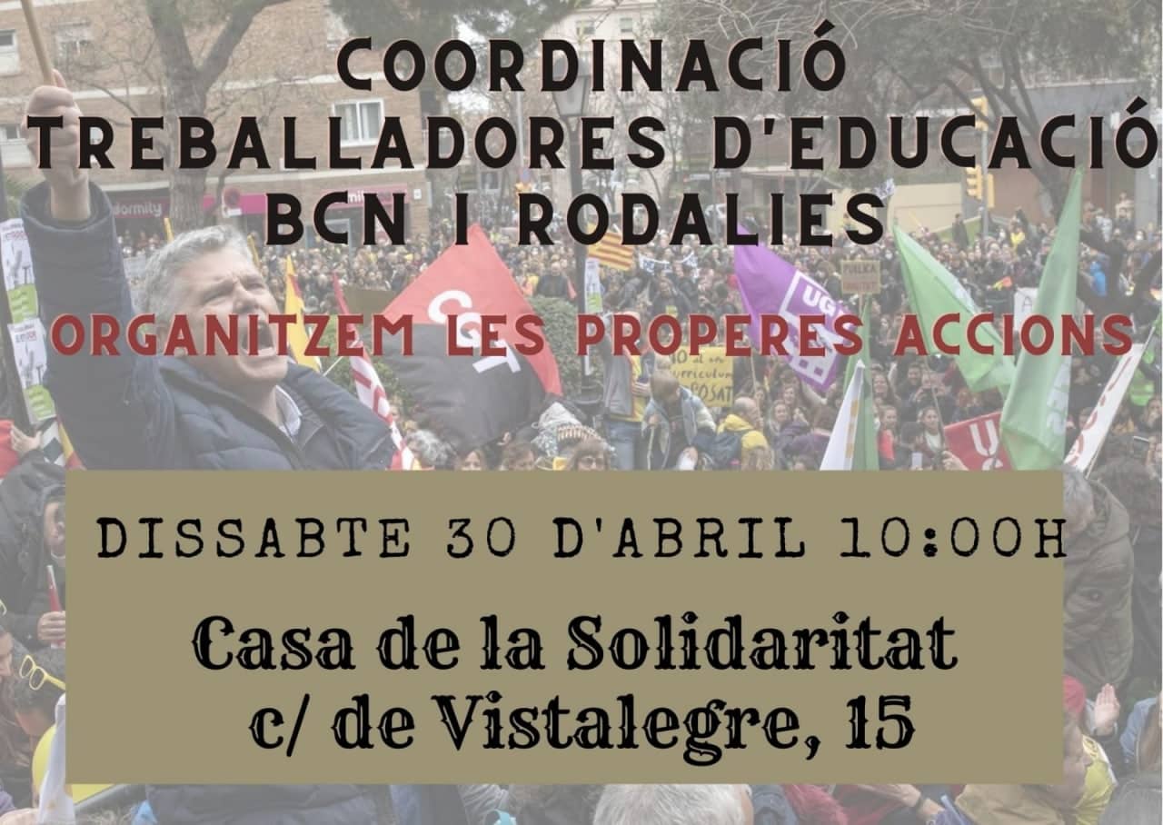 Educació Barcelona 30 abril 2022