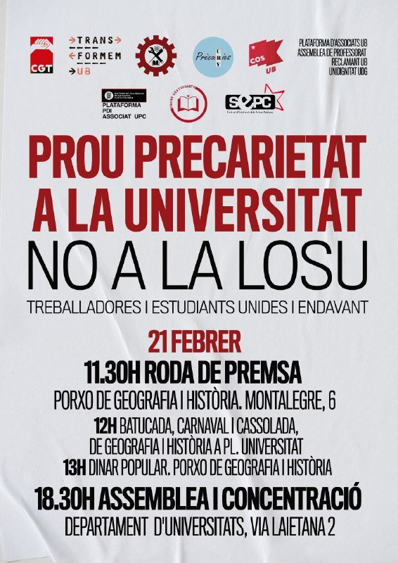 CGT Universitats jornada lluita 21feb2023